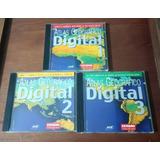 3 Atlas Geográfico Digital Atr Estadão cd rom Revistas 