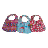 3 Babador Bandana Dupla Face Impermeavel