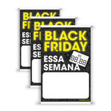 3 Banners Black Friday Preço Editável Temporada De Vendas