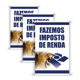 3 Banners Imposto De Renda Leão Contábil