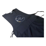 3 Bata Avental Uniforme C Amarra Lateral Personalizada Logo