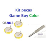 3 Baterias Cr2016 Game Boy Color Chave Gambit 3 8mm