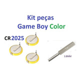3 Baterias Cr2025 Game Boy Color Chave Gambit 3 8mm
