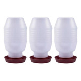 3 Bebedouro 5 Litros Frango Aves Galinhas Pintinhos