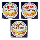 3 Biscoito Amanteigado Danisa Tradicional Butter Cookie 162g