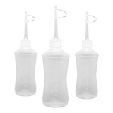 3 Bisnagas Almotolia Plástica 100ml Tubos Para Resina tintas