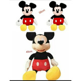3 Boneco De Pelúcia Mickey Mouse + Brinde
