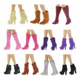 3 Botas P Boneca Barbie Sapato Sapatinho Fashion Luxo Botas