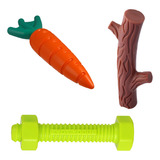 3 Brinquedos Para Pet Morder Cachorro Buddy Toys Nylon Cães