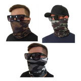 3 Buffs Bandana Pesca Ciclismo Prot Uv50 Camuflado