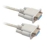 3 Cabo Null Modem Serial Rs232 Db9 Fêmea Para Atualização
