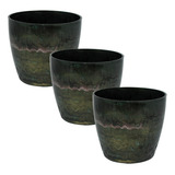 3 Cachepo P Vasos Plantas Orquídea Suculenta Violeta Jardim