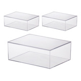 3 Caixa Organizadora Cosmético Acessórios Porta joias Closet