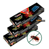 3 Caixas De Iscas Mortein Pro Mata Baratas 6x21g