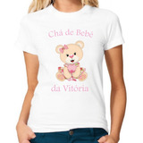 3 Camiseta Blusa Gestante Chá De