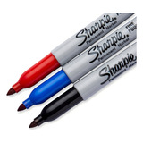 3 Caneta Sharpie Marcador Permanente Multiuso Ponta Fina