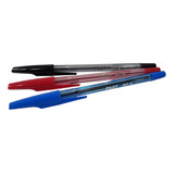3 Canetas Esferográfica Pilot Bp s 0 7 Mm ponta Aço Inox Cor Da Tinta Preto