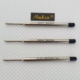 3 Cargas Refil Nukin Metal N116 Preta 1 0mm Tipo Parker