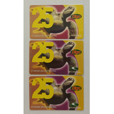 3 Cartões Telefônicos Amazônia Celular Pré pagos Tartarugas