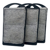 3 Cartuchos Carvão Perlon Para Filtro Hang On Sunsun Hbl 601