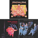 3 Cds Black Sabbath   Paranoid  Heaven And Hell  Bloody