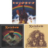 3 Cds Rainbow - Ritchie Blackmore's, Rising, Long Live Rock