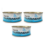 3 Cera Pasta Carnaúba Incolor Mármore Guanabara Piso Móveis