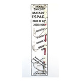 3 Chicotes Matador Espada Glow Aço 200lb 4 Anzóis garateia 