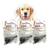 3 Chifre Bovino Natural Mordedor Para Cães Passa Tempo Pet