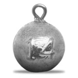 3 Chumbada Para Pesca Bola Com Argola 120g