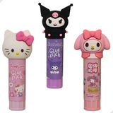 3 Colas Bastão Retrátil Hello Kitty Sanrio Kuromi My Melody