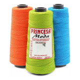 3 Cones Linha Princesa Moda Fio Grosso Crochê 500m