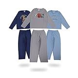 3 Conjuntos Masculino Infantil De Inverno Tecido Plush Peludinho Frio Juvenil De Crianças Tamanho 10