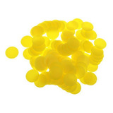 3 Contadores De Plástico Chips Amarelo