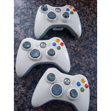 3 Controles Xbox 360 Com Defeito Retirada De Peças