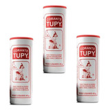 3 Corante Tupy Tinta Tintura Tingir Roupa Vermelho