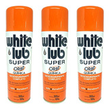 3 Desengripantes Spray Lubrificante Orbi White
