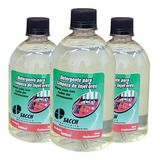 3 Detergentes Para Limpeza De Bicos Injetores 500ml Sacch