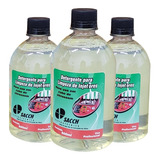 3 Detergentes Para Limpeza De Bicos Injetores 500ml Sacch