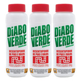 3 Diabo Verde Desentupidor Pias Ralos Vasos 300g Granulado