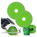 3 Discos De Corte De Vidro Espelho E Porcelanato 100mm Cor Furo 22 Mm esmerilhadeira 