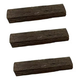 3 Dormentes Rústicos Decorativos Madeira Bruta 70 Cm