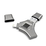 3 Em 1 Segurança Impressão Digital Varas De Memória 64gb 128gb 256gb 512gb Pen Drive Criptografar Porta B 3 0 Flash Drive Com Impressão Digital 128G