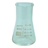 3 Erlenmeyer Vidro Boro 3 3 Boca Larga Graduado 50ml Oferta