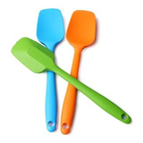 3 Espátula Colher Silicone Pão Panela Cozinha Pratica Bolo