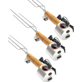 3 Espetos Eletrico Giratório Flex Bivolt frete Grátis 