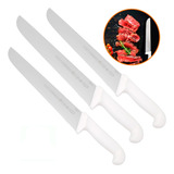 3 Faca Mundial 12pol 5520 12 Açougue Bife Churrasco Cozinha