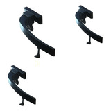 3 Fecho Maxim ar Frontal 1018 2 Aluminio Preto L 20 25 30