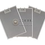 3 Filtros Metálicos Para Coifa Electrolux 90CIT Ilha