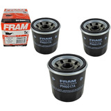 3 Filtros Oleo Fram Kawasaki Ninja650r Ph6017a 3 Unidades 
